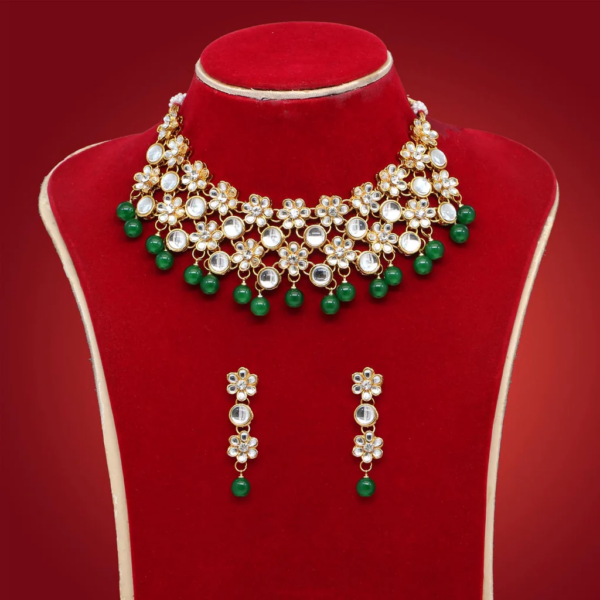 Forest Fairy Kundan Necklace Set